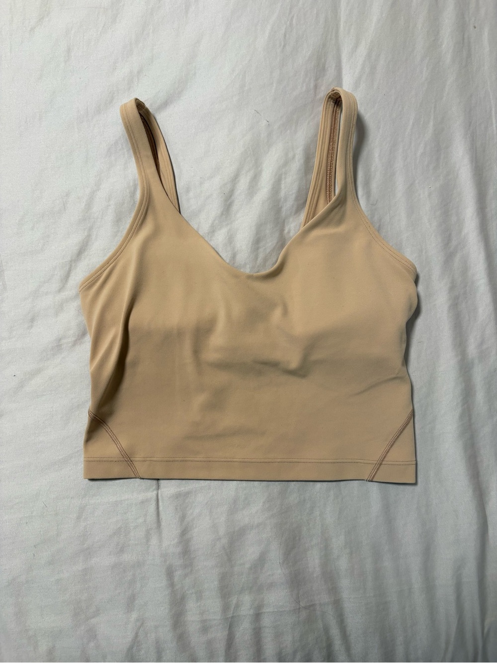 lululemon athletica Seamless Beige Crop Bralette